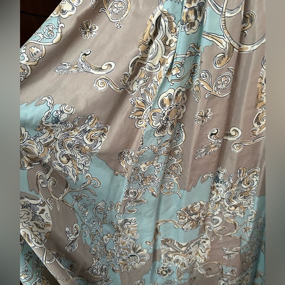 90s 100% Silk Jennifer Reed Concept Cottagecore Coquette Rococo Print Skirt - Picture 5 of 5